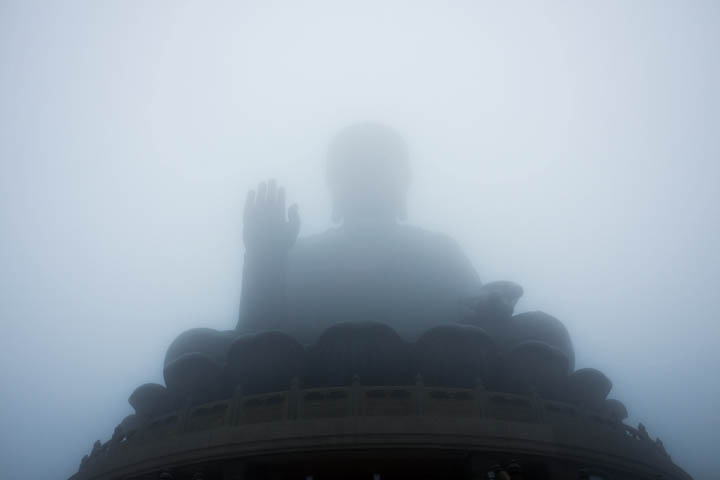 Big Buddha is ten minutes away from the finishing point.